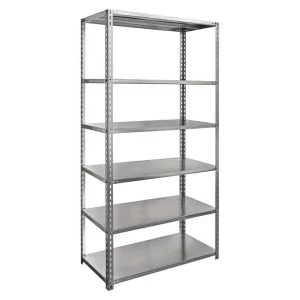 BAUHAUS Scholz Metall-Lagerregal Grundelement Länge: 200 Mm, Breite: 1.050 Mm, Höhe: 2.640 Mm, Traglast: 70 Kg/Boden, Anzahl Böden: 7 Stk. 8
