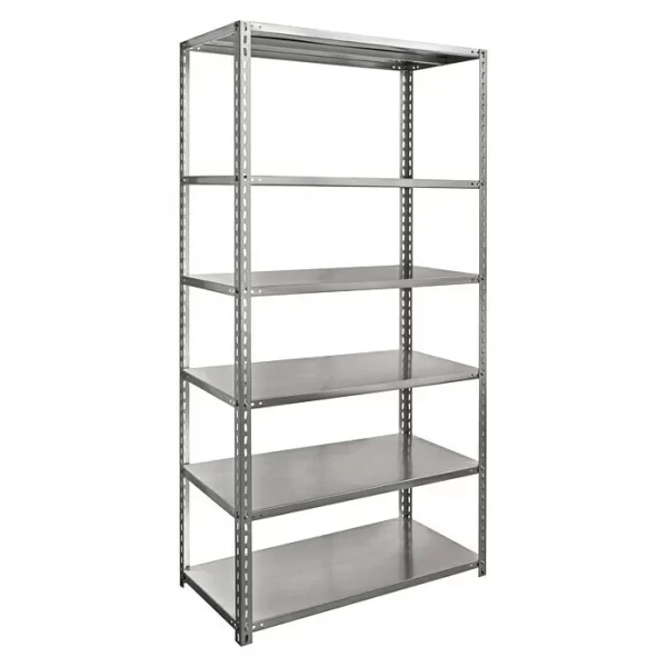 BAUHAUS Scholz Metall-Lagerregal Grundelement Länge: 200 Mm, Breite: 1.050 Mm, Höhe: 2.640 Mm, Traglast: 70 Kg/Boden, Anzahl Böden: 7 Stk. 3