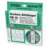 BAUHAUS Staba Deckenabhänger SB 10 Verstellbar: 10 Cm – 20 Cm, 15 Stk. 10