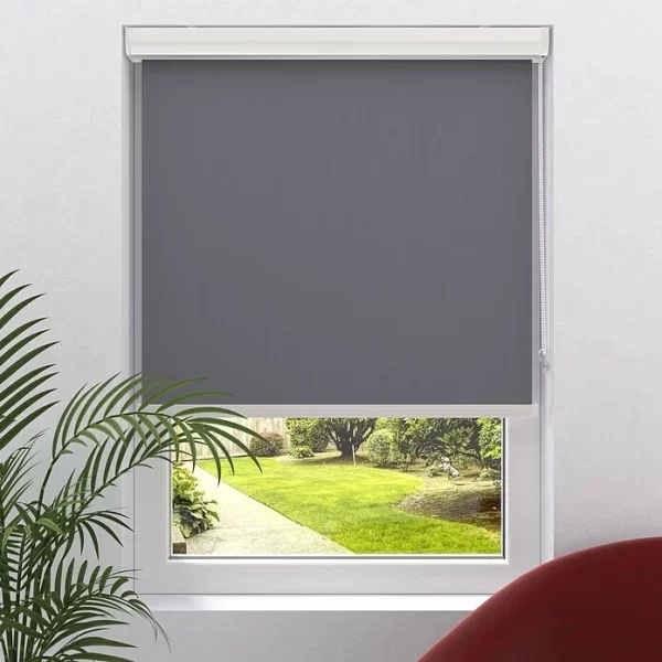 BAUHAUS Rollo Mit Kassette B X H: 60 X 175 Cm, Grau, Uni 1