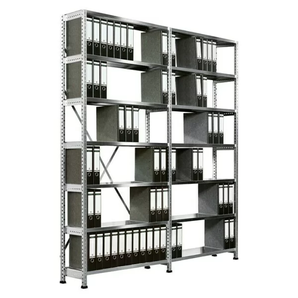 BAUHAUS Scholz Aktenregal Grundelement Länge: 1.250 Mm, Breite: 300 Mm, Höhe: 2.280 Mm, Traglast: 60 Kg/Boden, Anzahl Böden: 7 Stk. 4