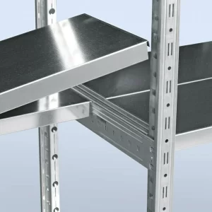 BAUHAUS Scholz Metall-Lagerregal SE Länge: 400 Mm, Breite: 1.050 Mm, Höhe: 2.640 Mm, Traglast: 140 Kg/Boden, Anzahl Böden: 7 Stk. 10