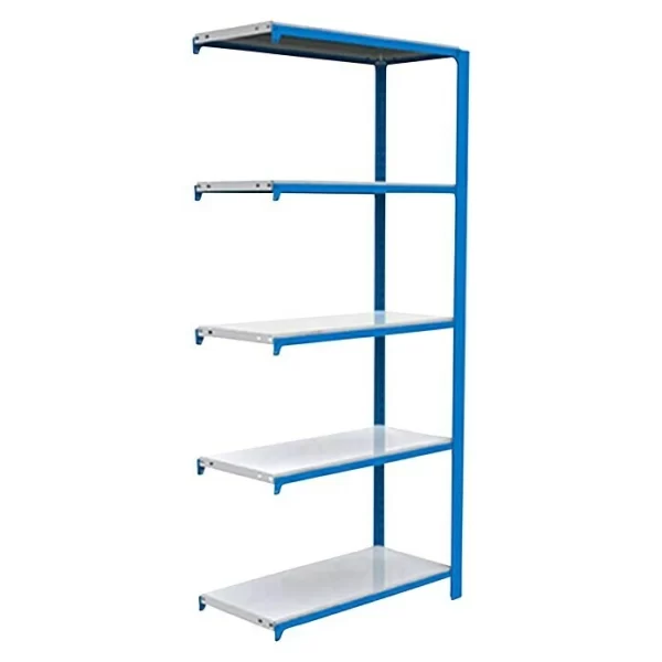 BAUHAUS Simonrack Simonoffice Aktenregal Anbauelement L X B X H: 40 X 90 X 210 Cm, Traglast: 200 Kg/Boden, Anzahl Böden: 5, Blau 1