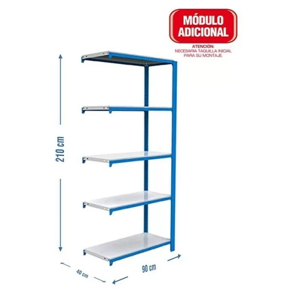 BAUHAUS Simonrack Homeclick Metallregal Mini L X B X H: 40 X 80 X 180 Cm, Traglast: 150 Kg/Boden, Anzahl Böden: 5 Stk., Lila 1